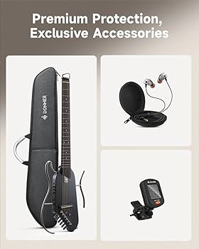 ギター Donner HUSH-I HUSH-I Acoustic-Electric Guitar Kit for Travel Silent